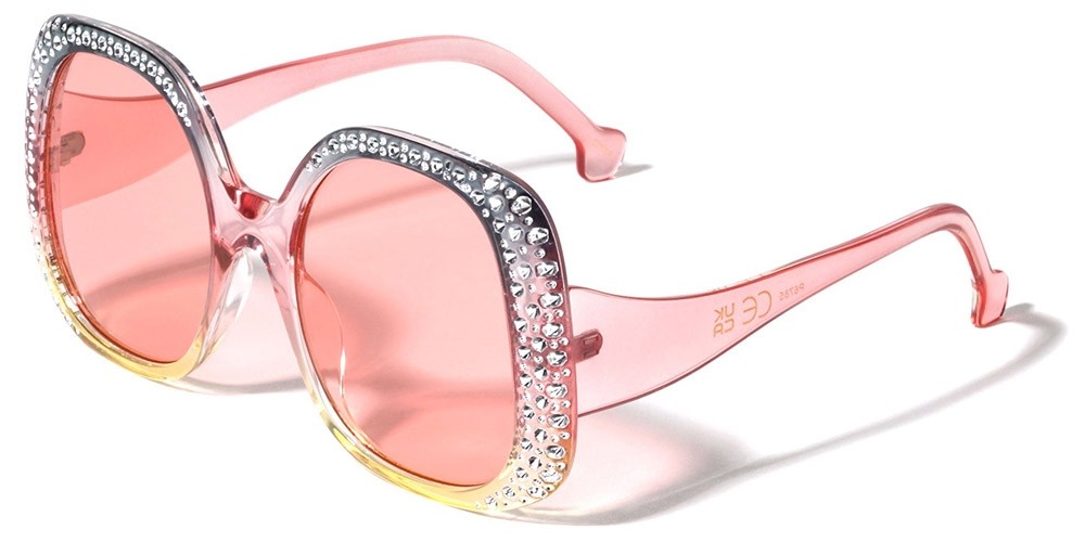 RHINESTONE BUTTERFLY WOMEN'S FASHION GLASSES