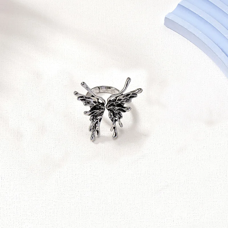 Gothic Butterfly Open Ring