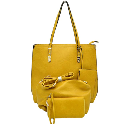 Elegant Faux Leather Tote Bag