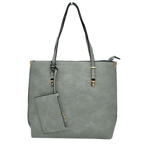 Elegant Faux Leather Tote Bag