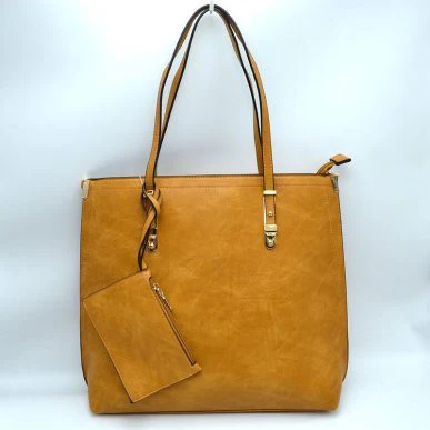 Elegant Faux Leather Tote Bag