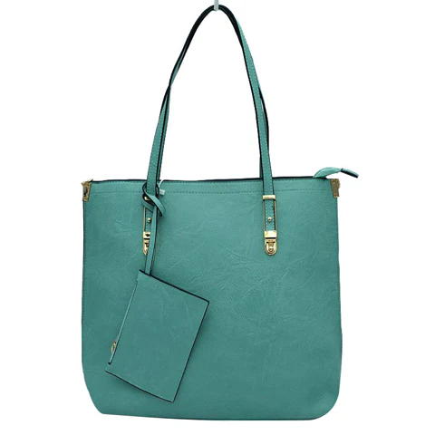 Elegant Faux Leather Tote Bag