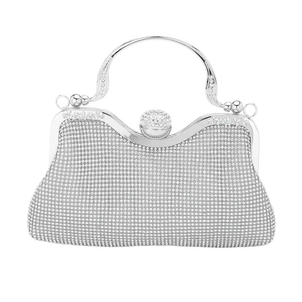 Elegant Rhinestone Evening Clutch Bag