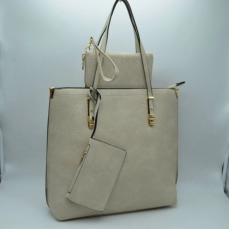 Elegant Faux Leather Tote Bag