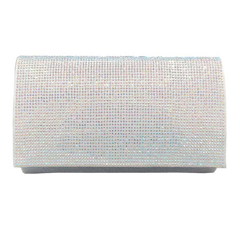 Elegant Silver Clutch Bag